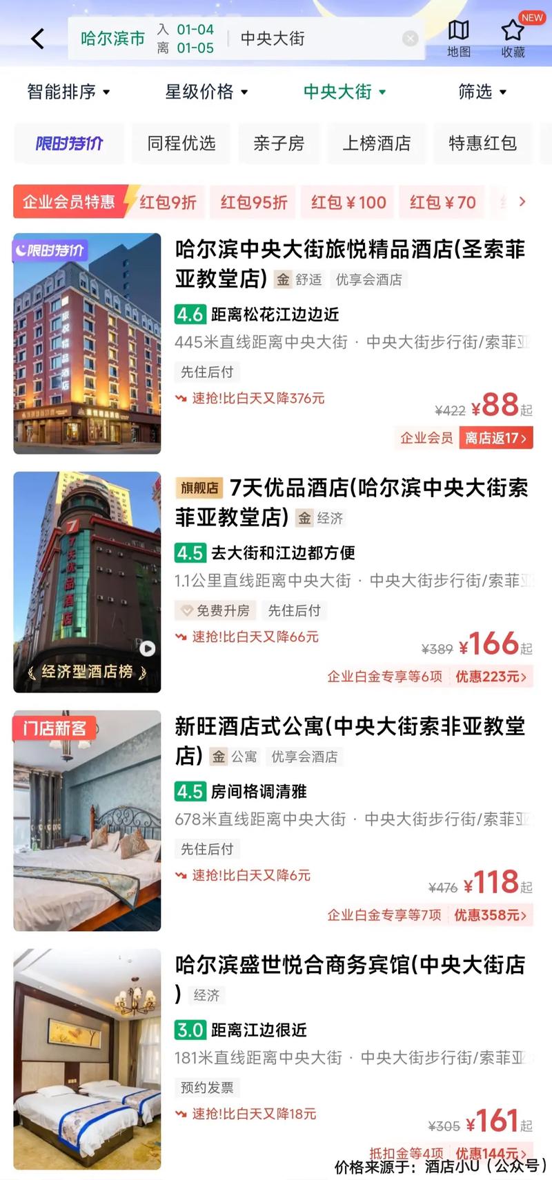 哈尔滨普通旅店价格-第1张图片-链上币闻